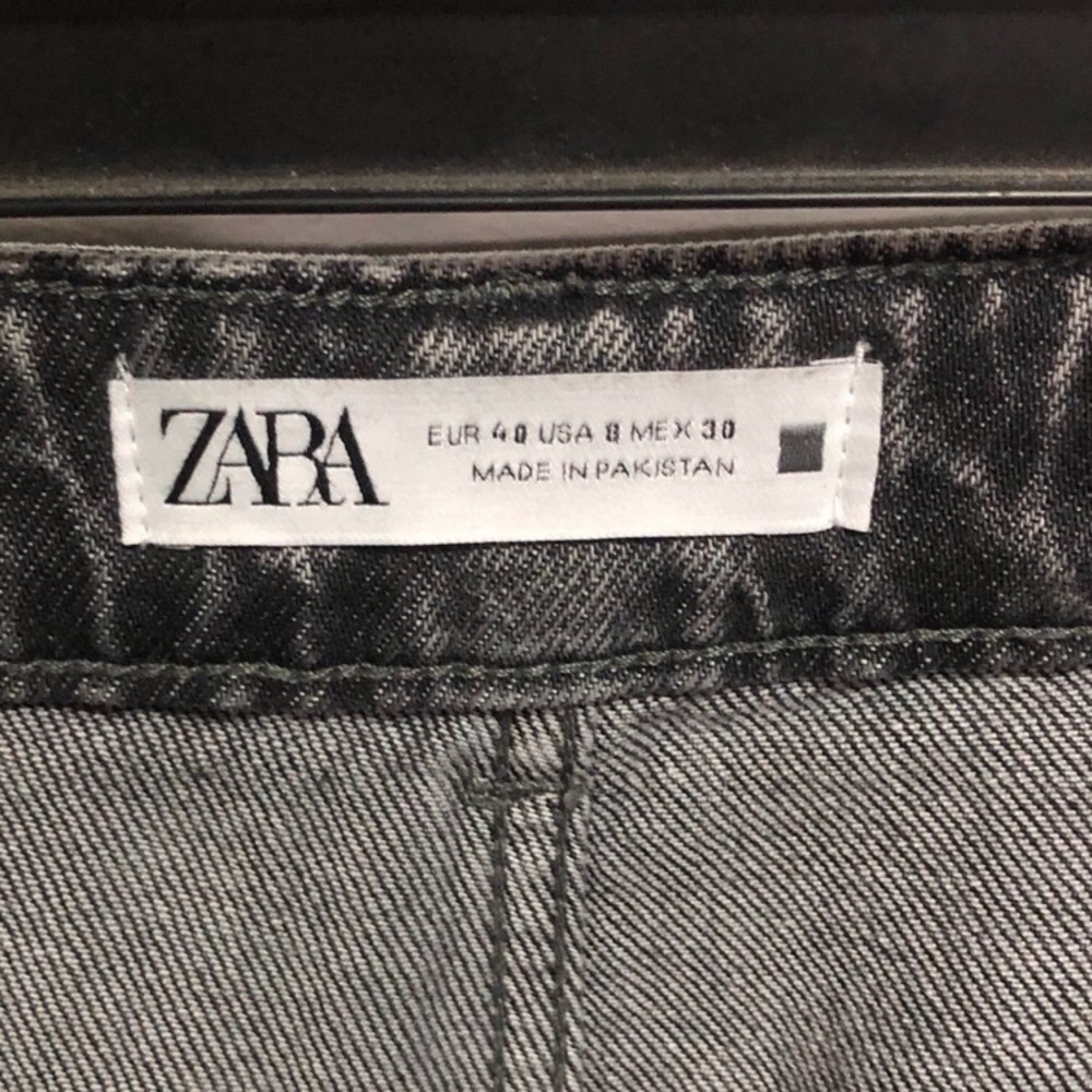 Gray Wash Mom Fit High Waist Jeans - Picture 8 of 12
